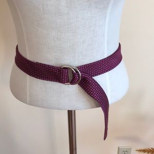 J. CREW SILK BELT